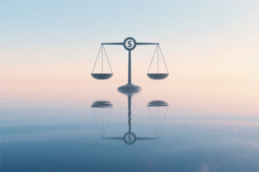 抽象概念图,象征平衡与自我控制